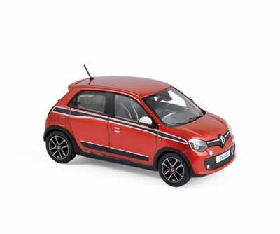 Norev 1:43 Renault Twingo Sport Pack 2014 Flamme Red / rood met productie fout