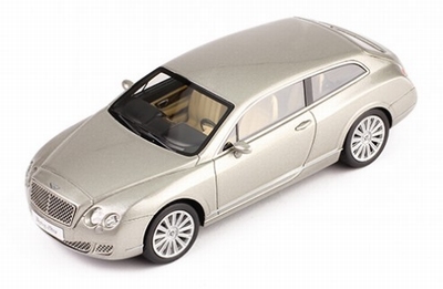 Premium X 1:43 Bentley Continental Flying Star 2010 grijs