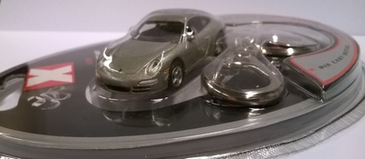 Real-X 1:72 Porsche 911 Carrera zilver