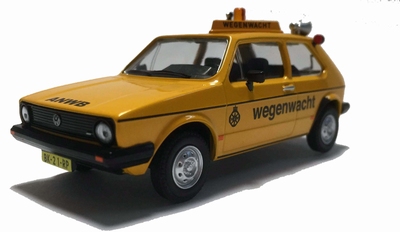 WSI Tema Toys 1:43 Volkswagen Golf 1 ANWB Wegenwacht geel