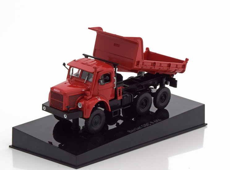 Norev 1:43 Berliet GBC 8 6x6 Benne Kipper 1958 rood