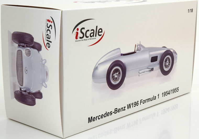 iScale 1:18 Mercedes Benz W196 plain body edition 1955