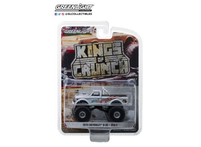 Greenlight 1:64 Chevrolet K 10  USA-1 1970 Kings of Chunch