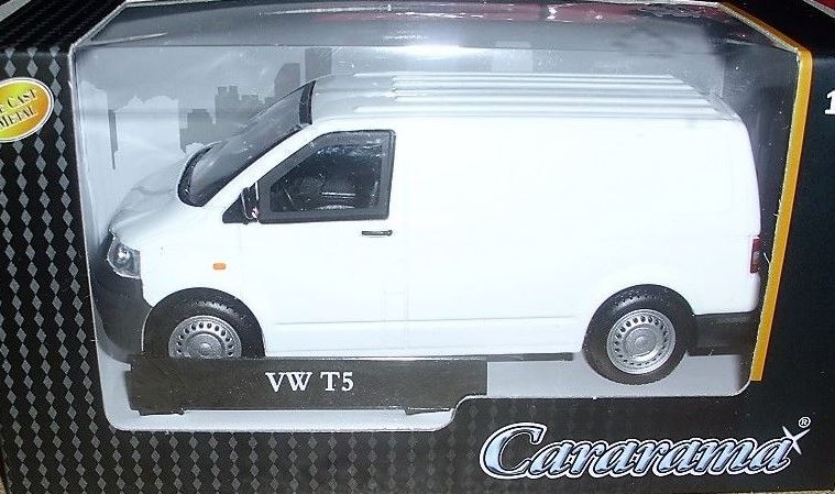 Cararama 1:43 Volkswagen T5 2010 wit