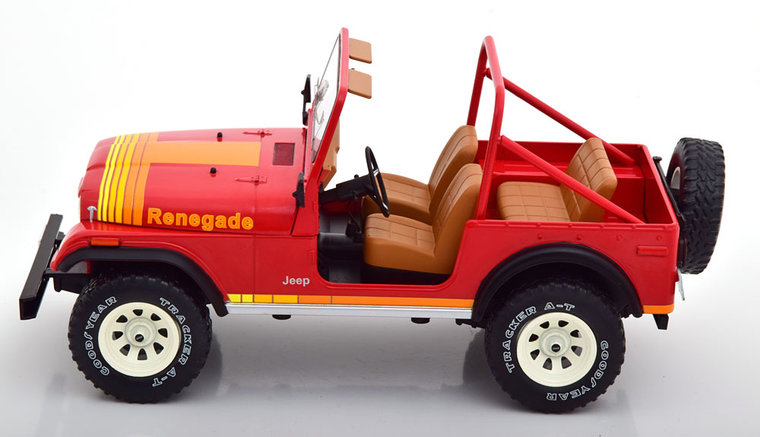 MCG 1:18 Jeep CJ-7 1976 rood 