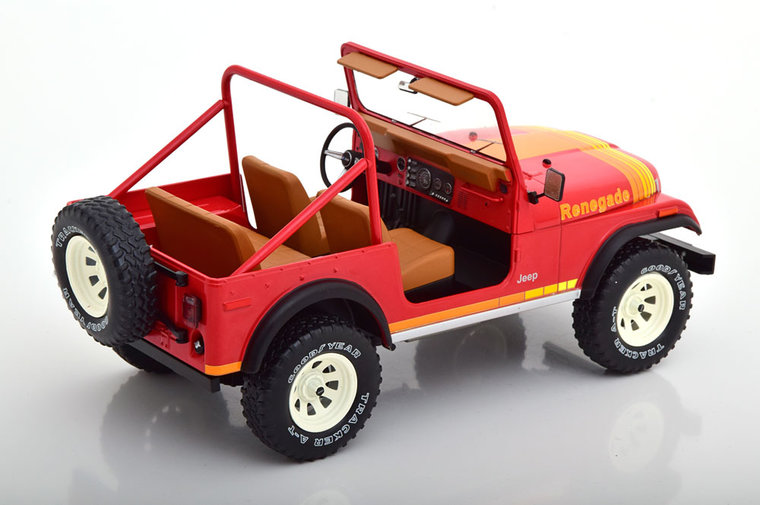 MCG 1:18 Jeep CJ-7 1976 rood 