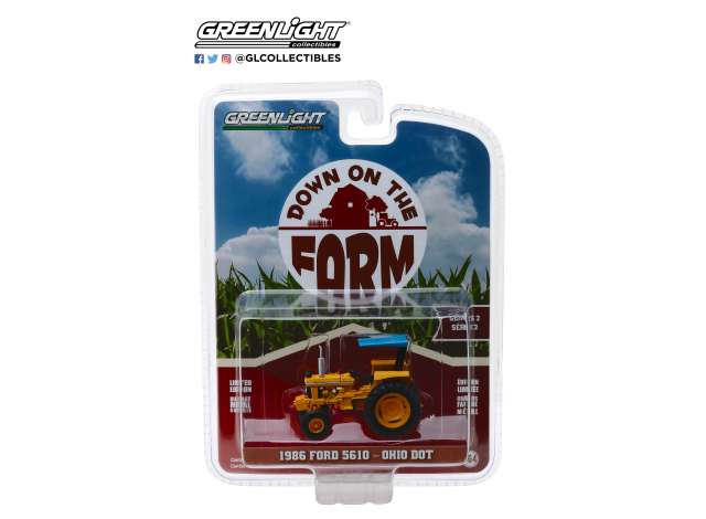 Greenlight 1:64 Ford 5610 Tractor Ohio Department of Transportation 1986 Down On The Farm series 2