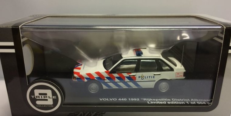 Triple9 Collection 1:43 Volvo 440 rijkspolitie Alkmaar