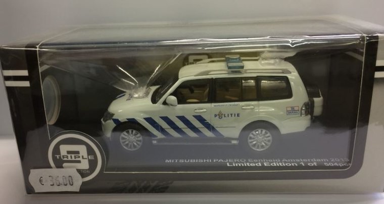 Triple9 Collection 1:43 Mitsubishi Pajero Amsterdam politie