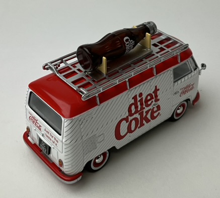 Corgi 1:43 Volkswagen T1 bus Diet Coke met Cola fles, in