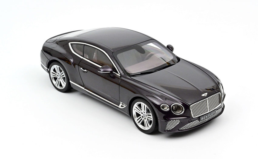  Norev  1  18  Bentley Continental GT 2022 Damson metallic 