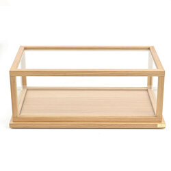 Norev 1:12 Vitrine - Display Box in Glass and FSC Oak Specially designed to show off your precious 1/12-scale  19.50 x  49,50 x 27,50 cm