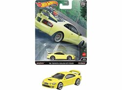 Hotwheels 1:64 Toyota Celica GT Four 1995 geel - Car Culture no 5/5