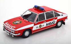 Triple9 1:18 Tatra 613, Brandweer Tsjechie 1979 rood wit