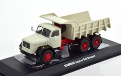 IXO 1:43 Magirus Jupiter 6x6 kipper grijs