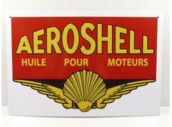 Atlas Metal Signs Aeroshell Plate 30x20 cm