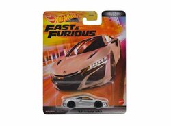 Hotwheels 1:64 Honda Acura NSX 2017 zilver "Fast & Furious" 5/5