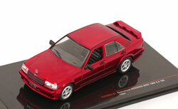 IXO 1:43 Mercedes 190E 2.3 -16V Custom 1984 rood metallic