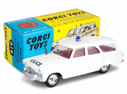 Corgi 1:48 Ford Zephyr Police Motorway Patrol 1960 wit - Corgi Toys no 419