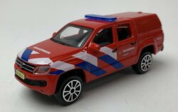 Bburago 1:43 Volkswagen Amarok set Brandweer, Koninklijke Marechaussee & Politie in window box