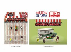 American Diorama 1:64 Farmers Market Figure set, excl. auto