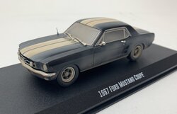 Greenlight 1:43 Ford Mustang Coupe "Creed II 2018 Adonis Creed's", matte black 1967