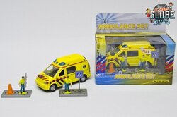 Kids Globe Ambulance met licht en geluid en accessoires