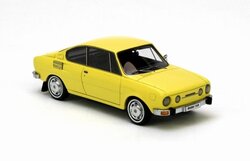 Neo Scale 1:43 Skoda 110R Coupe geel 1972-1976