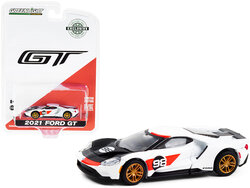 Greenlight 1:64 Ford GT no 98 2021, Ford GT Heritage Edition - Ken Miles and Lloyd Ruby 1966 - 24H of Daytona MKII