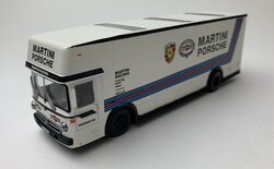 Schuco 1:64 Mercedes Benz O317 Renn Transpoter Martini Porsche Racing