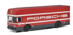 Schuco 1:64 Mercedes Benz O317 Renntransporter Porsche