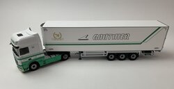 Eligor 1:43 Daf XF480 MY 2017 Superspace Cab "Gauthier- 70e Anniversaire ( 1946 - 2016)", trekker met oplegger