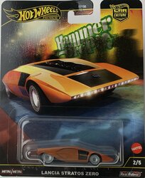 Hotwheels 1:64 Lancia Stratos Zero "Hammer Drop", copper Car Culture 2/5