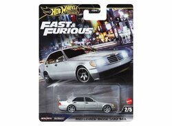 Hotwheels 1:64 Mercedes-Benz 500SEL 1992 zilver - Car Culture 2/5