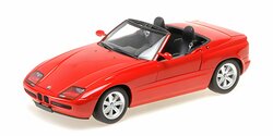 Minichamps 1:18 BMW Z1 Cabriolet 1988 rood.