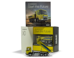 Holland Oto 1:87 DAF XD Kipper Tuscan Yellow - Start the Future