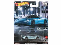 Hotwheels 1:64 McLaren Speedtail *Exotic Envy*, light blue  -RealRiders 2/5