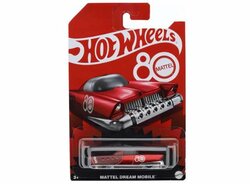 Hotwheels 1:64 Mattel's 80th Anniversary Dream Mobile, red 2025