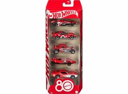 Hotwheels 1:64 Mattel's 80th Anniversary set of 5 2025 set 5x autos