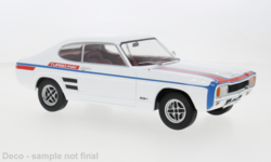 MCG 1:18 Ford Capri MK I GT 1973 wit dekor. Verwacht september 2025