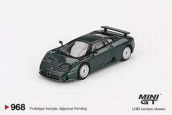 Mini GT 1:64 Bugatti EB110 GT Verde Scuro 1995 LHD