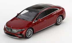 Mini GT 1:64 Mercedes Benz EQS 580 4MATIC Red Metallic lhd
