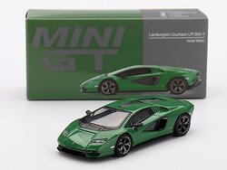 Mini GT 1:64 Lamborghini Countach LPI 800-4 Verde Medio lhd