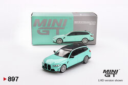 Mini GT 1:64 BMW M3 M Performance Touring 2022 Mint Green LHD, limited