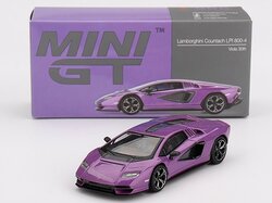 Mini GT 1:64 Lamborghini Countach LPI 800-4 Viola 30th Metallic LHD