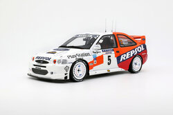 Otto Mobile 1:18 Ford Escort, No 5 C. Sainz Rallye Catalunya 1997. Levering 12-2025