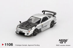 Mini GT 1:64 mazda rx7 (fd3s) re-amamiya silver metallic 2004 verwacht maart-4-2025