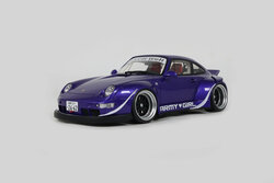 GT Spirit 1:18 Porsche 911 993 - RWB Army Girl Purple. Levering 02-2026
