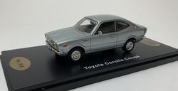 Golden Oldies 1:43 Toyota Corolla Coupe zilver - resin model - Limited 100 pcs