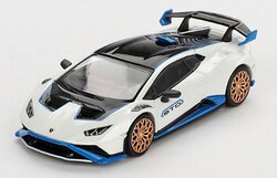 Mini GT 1:64 Lamborghini Huracan STO Bianco Asopo 2023 LHD